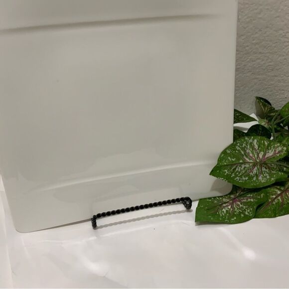New VILLEROY & BOCH MODERN GRACE white 12” Square serving Plate - Picture 8 of 10